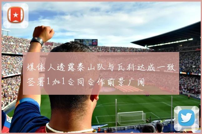 媒体人透露泰山队与瓦科达成一致签署1加1合同合作前景广阔